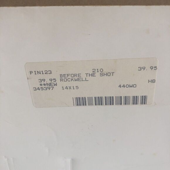 Norman Rockwell “Before the Shot” at The Doctor’s Office Framed Print - Picture 8 of 8